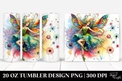 Fairy Jumping Drawing | 20 oz Tumbler Product Image 1