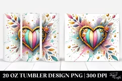 Love 20 Oz Tumbler Png Product Image 1