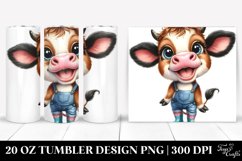 Expressive Baby Cow Tumbler Product Image 1