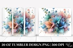 Glossy Delphinium Tumbler Product Image 1