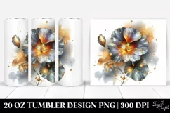 Shiny Nasturtium with Golden Insertions | 20 Oz Tumbler Product Image 1