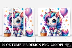 Cute Baby Unicorn Dressed | 20 oz Tumbler Product Image 1