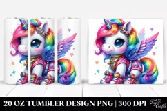 Cute Baby Unicorn Dressed | 20 oz Tumbler Product Image 1