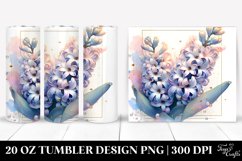 Shiny Hyacinth Tumbler Design Product Image 1