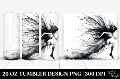 Washed Watercolor Fairy Clipart 20 Oz Tumbler Product Image 1