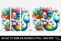 Vibrant Mermaid Funny | 20 oz Tumbler Product Image 1