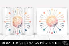 Pastel Sun Illustration | 20 Oz Tumbler Product Image 1