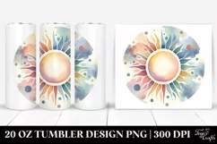 Pastel Sun Illustration | 20 Oz Tumbler Product Image 1