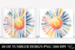 Pastel Sun Illustration | 20 Oz Tumbler Product Image 1
