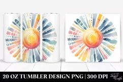Pastel Sun Illustration | 20 Oz Tumbler Product Image 1