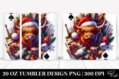 Christmas PNG 20 Oz Tumbler Design Product Image 1