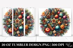 Christmas PNG 20 Oz Tumbler Design Product Image 1