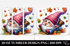 Colorful Cute Gnome Tumbling|20 oz Tumbler Product Image 1