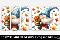 Colorful Cute Gnome Tumbling|20 oz Tumbler Product Image 1