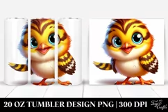 Colorful Crazy Looking Baby Warbler | 20 Oz Tumbler Product Image 1