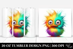 Colorful Layered Baby Duck | 20 Oz Tumbler Product Image 1
