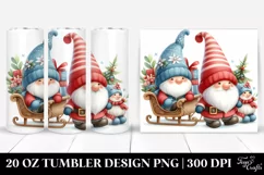 Christmas Gnomes View, 20 Oz Tumbler Product Image 1