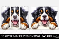 Cute Bernese Mountain Dog Popping Eyes | 20 Oz Tumbler Product Image 1