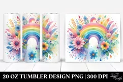 Colorful Abstract Pastel Rainbow | 20 Oz Tumbler Product Image 1