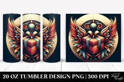 Colorful Gift with Wings Clipart 20 Oz Tumbler Product Image 1