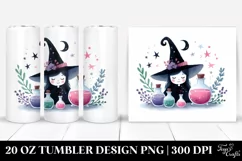Whimsical Evil Witch Tumbler | 20 oz Tumbler Product Image 1