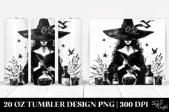 Gothic Evil Witch Tumbler | 20 oz Tumbler Product Image 1