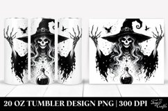 Gothic Evil Witch Tumbler | 20 oz Tumbler Product Image 1