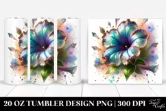 20 Oz Tumbler Sublimation | Shiny Petunia Metalic Product Image 1