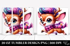 Cute Baby Deer Running Tumbler | 20 oz Tumbler Product Image 1