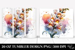 20 Oz Tumbler Sublimation | Shiny Snapdragon Golden Product Image 1