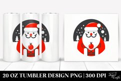 Simple Santa Christmas Clipart 20 Oz Tumbler Product Image 1