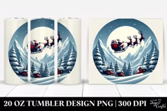 Simple Christmas Santa Image, 20 Oz Tumbler Product Image 1