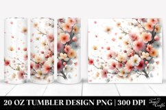 Tumbling Spring Wind Watercolor Tumbler Product Image 1