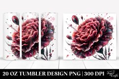 Glossy Carnation Tumbler Product Image 1