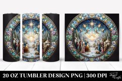 Colorful Nativity Scene Clipart 20 Oz Tumbler Product Image 1