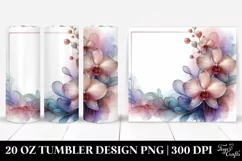 Orchid Artwork, 20 Oz Tumbler Product Image 1