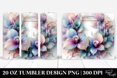 Orchid Artwork, 20 Oz Tumbler Product Image 1