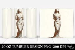 Simple Digital Painting with Mummy | 20 oz Tumbler Product Image 1