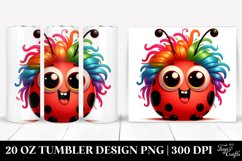 Crazy Baby Ladybug | 20 Oz Tumbler Product Image 1