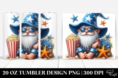 Gnome at the Beach | 20 Oz Tumbler Product Image 1