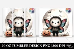 Cute Baby Butterfly Dressed for Halloween, 20 Oz Tumbler Product Image 1