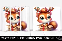 Baby Squirrel Dressed for Winter, 20 Oz Tumbler Product Image 1