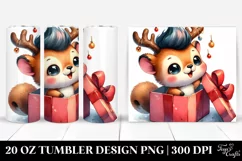 Baby Squirrel Dressed for Winter, 20 Oz Tumbler Product Image 1