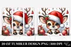 Christmas PNG 20 Oz Tumbler Design Product Image 1