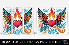 Valentines 20 Oz Tumbler Png Product Image 1
