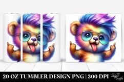 Excited Baby Bear | 20 oz Tumbler Product Image 1