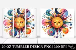 Colorful Whimsical Sun | 20 oz Tumbler Product Image 1