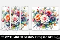Colorful Rose Bouquet | 20 Oz Tumbler Product Image 1