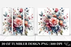 Colorful Rose Bouquet | 20 Oz Tumbler Product Image 1