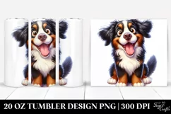 Crazy Looking Bernese Mountain Dog | 20 Oz Tumbler Product Image 1